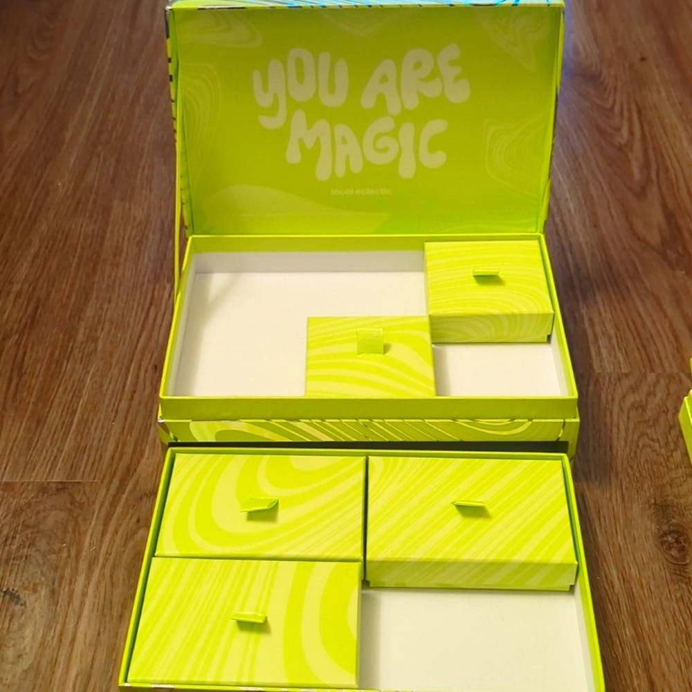 Local Eclectic Summer Advent Jewelry Box (4 pieces & box)